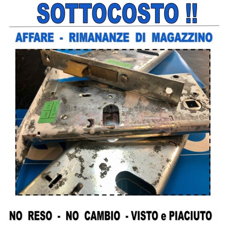 SERRATURA LOGO 44051 A INFILARE A FASCIA x ALLUMINIO ANTA - entrata 70 - frontale 20 - SOTTOCOSTO !! 
