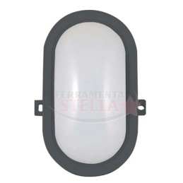 APPLIQUE PLAFONIERA TARTARUGA LAMPADA ESTERNO NERO NERA VETRO IP44 E27 OVALE