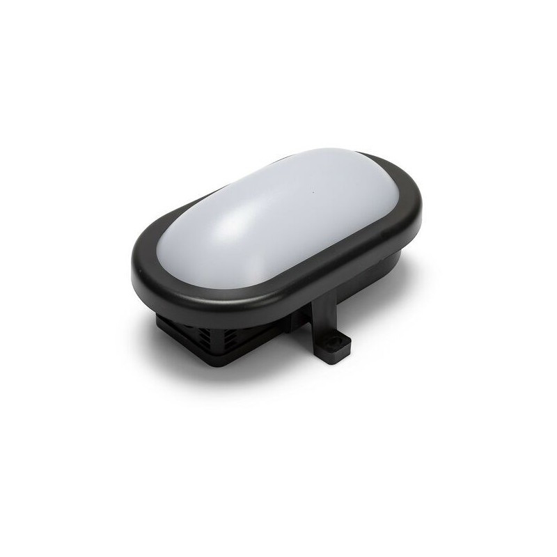 APPLIQUE PLAFONIERA TARTARUGA LAMPADA ESTERNO NERO NERA VETRO IP44 E27 OVALE