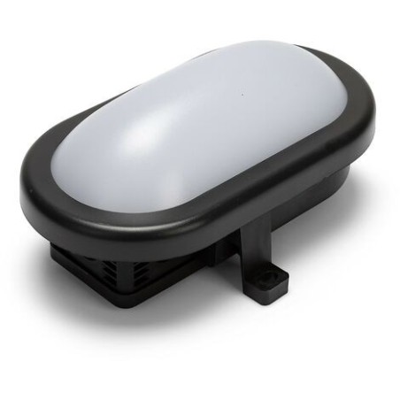 APPLIQUE PLAFONIERA TARTARUGA LAMPADA ESTERNO NERO NERA VETRO IP44 E27 OVALE