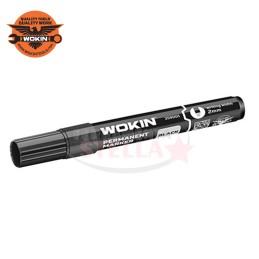 PENNARELLO MARCATORE INDELEBILE - COLORE NERO -PUNTA TONDA - WOKIN - A SFERA PUNTA DA 2 MM 2