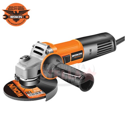 SMERIGLIATRICE ANGOLARE 850 W - DISCO FINO A 125 MM - WOKIN - FLEX SMERIGLIA