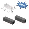 RIDUZIONE - AUMENTO QUADRO MANIGLIE O MOVIMENTI - DA 7 A 8 MM - SOLO QUADRO ADATTATORE PEZZO SINGOLO