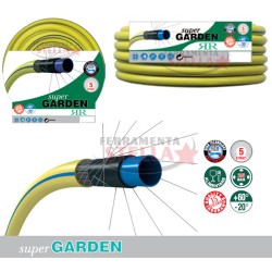 TUBO POMPA IRRIGAZIONE GIARDINAGGIO 15 mm 15 mt. 5 STRATI