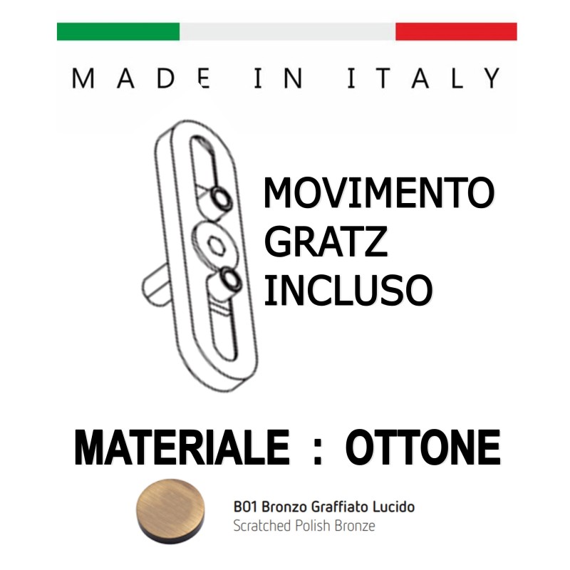 CREMONESE MANIGLIA MANIGLIE FINESTRA FINESTRE BALCONI BALCONE BRONZO BRONZATA