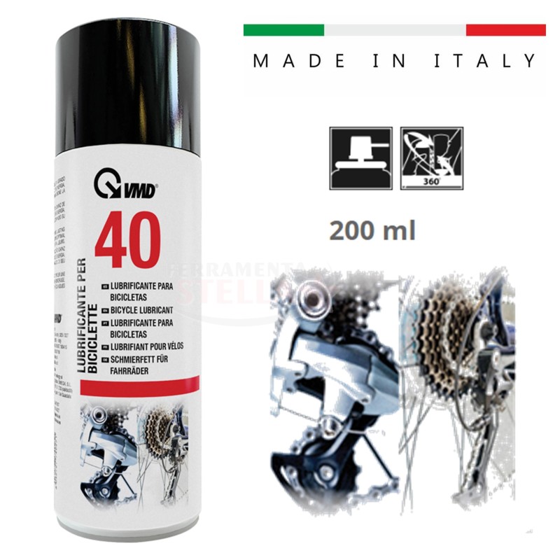 LUBRIFICANTE PER BICICLETTE BICI - PER CAMBIO - CATENA - CAVI - DERAGLIATORI 
