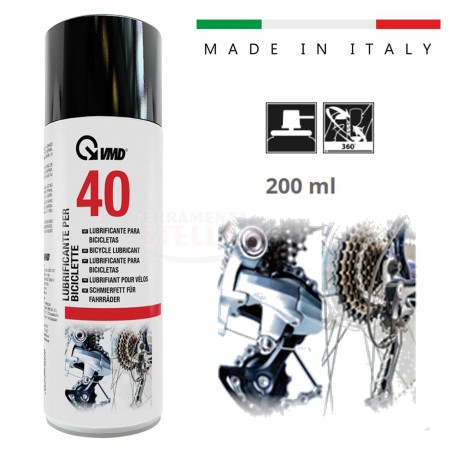 LUBRIFICANTE PER BICICLETTE BICI - PER CAMBIO - CATENA - CAVI - DERAGLIATORI 