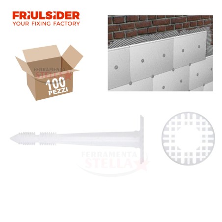 TASSELLO PER FISSAGGI SU PANNELLI ISOLANTI TIPO CAPPOTTO RIGIDI E SEMIRIGIDI 10 X 120