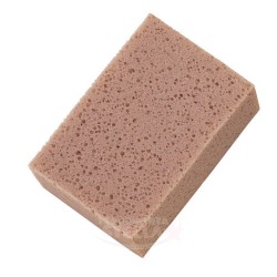 SPUGNA PER AUTO NORMALE - VARI UTILIZZI - COLORE TABACCO - x PULIZIA LAVAGGIO
