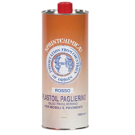 OLIO PAGLIERINO ROSSO 1 LT PROTEGGE LUCIDA PULISCE MOBILI COTTO LEGNO PULIZIA - ACEM