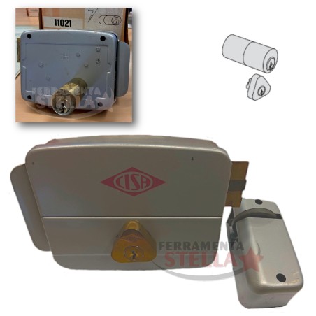 SERRATURA ELETTRICA CISA 11021 PORTA PORTONCINO INGRESSO FERRO LEGNO - Entrata 40 - LATO DESTRO