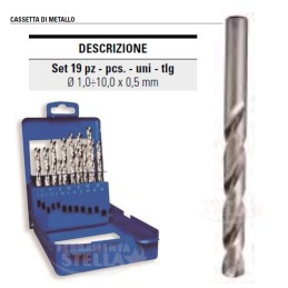 Serie punte hss fresate 