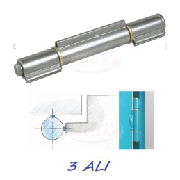 CERNIERA CERNIERE DA SALDARE 3 ALI PERNO SFILABILE 80 MM CANCELLI CANCELLO - PEZZI 20 - OFFERTA SCATOLA