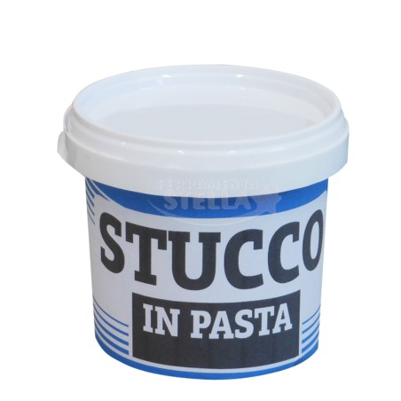 STUCCO IN PASTA PRONTO PER LEGNO E MURO BIANCO 1 KG RIEMPITIVO - MADE IN ITALY