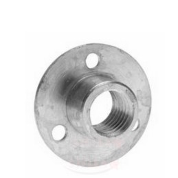 RONDELLA DI FISSAGGIO PER PIEDINI IN OTTONE AD AVVITARE - M 10 COLORE ZINCATO - DIAMETRO 30 MM
