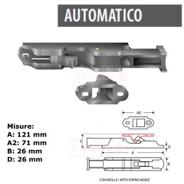 Fermapersiana automatico a molla