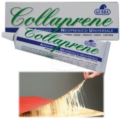 COLLAPRENE GUBRA COLLA ADESIVO 75 gr PER METALLI TESSUTI LEGNO GOMMA CUOIO CARTA