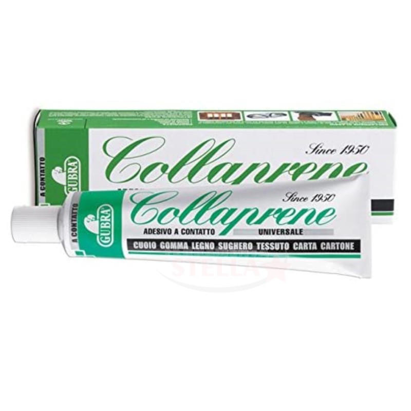 COLLAPRENE GUBRA COLLA ADESIVO 75 gr PER METALLI TESSUTI LEGNO GOMMA CUOIO CARTA