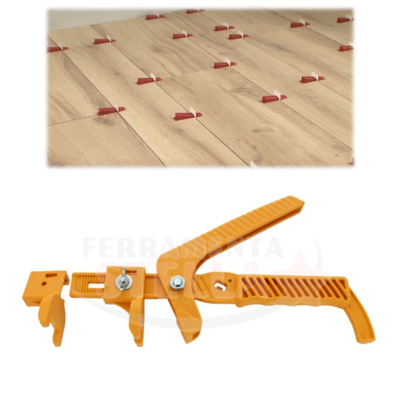 PINZA X DISTANZIATORI DI PIASTRELLE AUTOLIVELLANTE - A TRAZIONE REGOLABILE PER CUNEI cm. 27,5 x 15