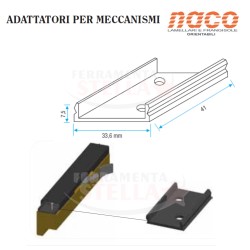 FISSAGGIO AL TELAIO TRAMITE ADATTATORI NACO