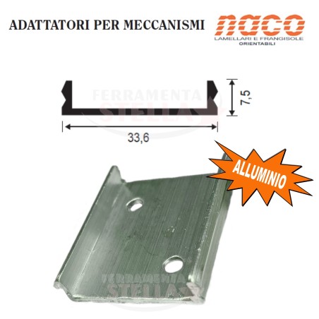 ADATTATORE x COMANDI ORIENTABILI NACO IN NYLON - CONCORRENTI - COMPATIBILI - TIPO 10 - SP54 - PL70 -PL60
