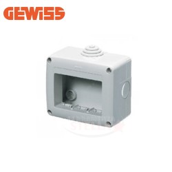 SCATOLA CONTENITORE IP40  1 POSTI X FRUTTO GEWIS GW 27001