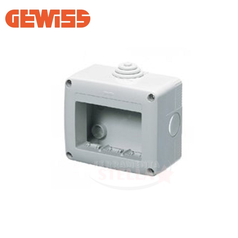 SCATOLA CONTENITORE IP40  1 POSTI X FRUTTO GEWIS GW 27001