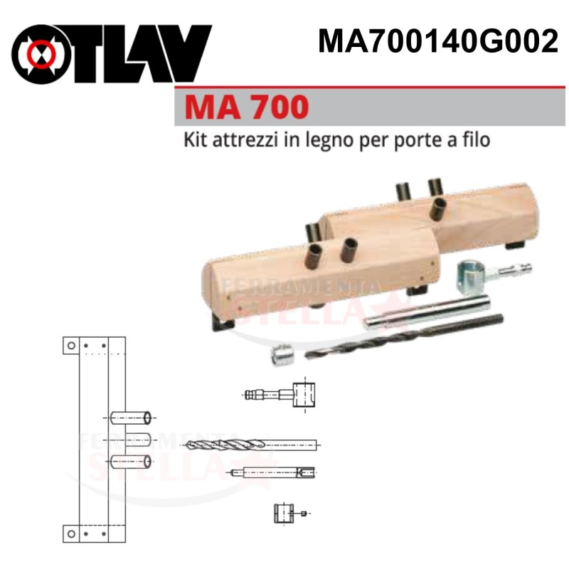 Kit attrezzi in legno per porte a Kit attrezzi in legno per porte a