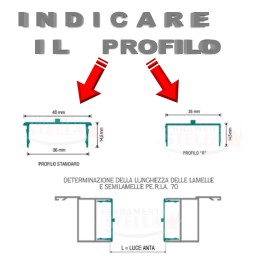 Comando orientabile a lamelle naco perla 70 | ferramentastella.com 2