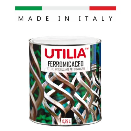 SMALTO A SOLVENTE ANTICORROSIVO PER FERRO METALLO LEGNO e INTONACI - 0,75 lt - MARRONE RAL 8017