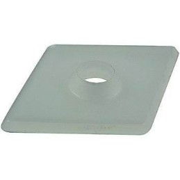 RONDELLA PER TIRAFONDO PER LAMIERE GRECATE COPERTURE IN PPL - MM 27 x 27 - FORO DA 6 MM - CONFEZIONE DA 100 PZ 2