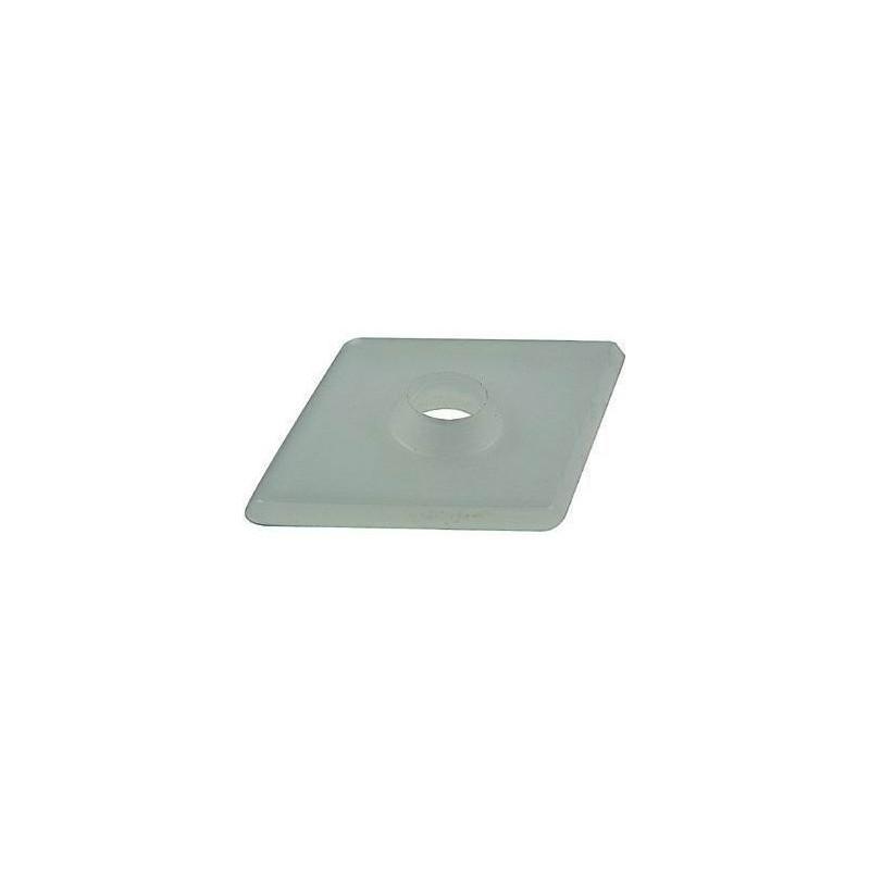 RONDELLA PER TIRAFONDO PER LAMIERE GRECATE COPERTURE IN PPL - MM 27 x 27 - FORO DA 6 MM - CONFEZIONE DA 100 PZ