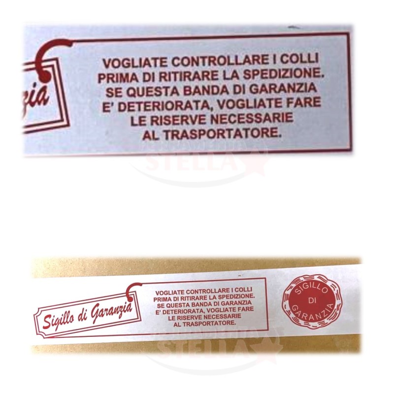 NASTRO ADESIVO SCOTCH SILENZIOSO PROFESSIONALE - 50 X 66 MT - FRAGILE - SCRITTA ROSSA