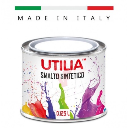 SMALTO SMALTINO RITOCCO SINTETICO VERNICE PITTURA LEGNO FERRO 125 ML - ORO RICCO