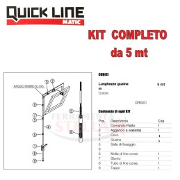 RINVIO ROTANTE x KIT OTELLI RICCARDO QUICK LINE - GRIGIO - LINEA DI TRASMISSIONE ACCESSORI RICAMBI 2