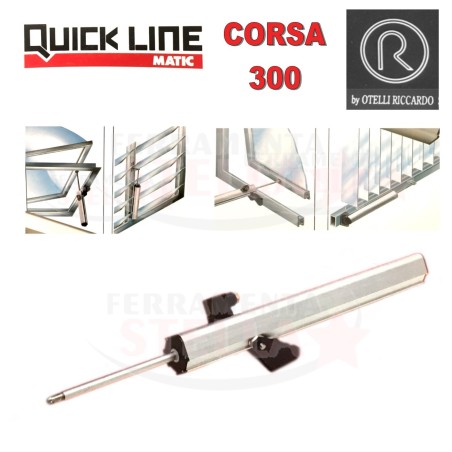 ATTUATORE MOTERE PER WASISTAS SPORGERE COMANDI ORIENTABILI LUCERNAI ECC - 220V - L.E.O 30 - SPINTA 300 N - CORSA 180