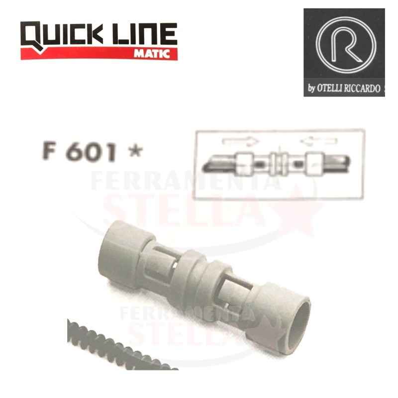 GIUNTO PER GUAINA OTELLI RICCARDO QUICK LINE - GRIGIO - LINEA DI TRASMISSIONE ACCESSORI RICAMBI