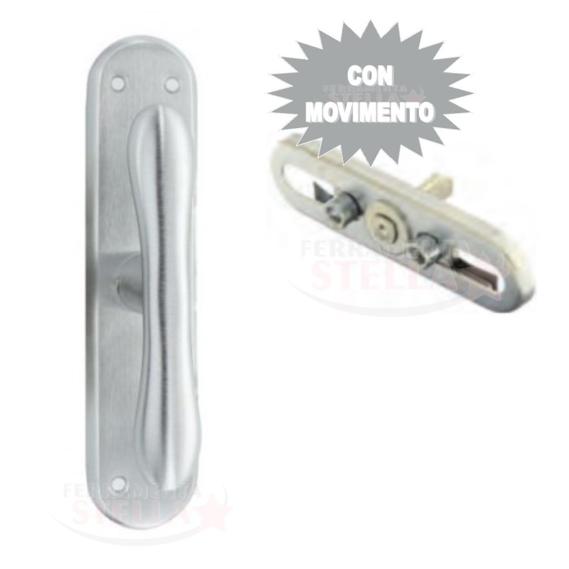 CREMONESE MANIGLIA MANIGLIE PER FINESTRA FINESTRE BALCONI BALCONE CROMO SATINATO