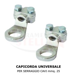 CAPICORDA CAPOCORDA CAPI CORDA UNIVERSALI MM 25 x FILO SALDATRICE