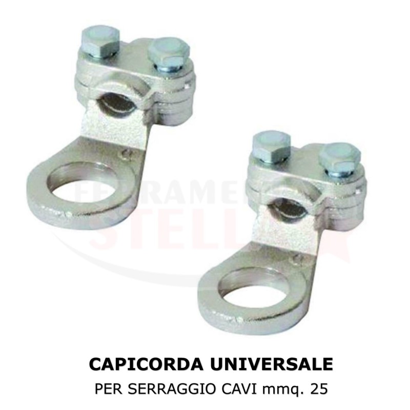 CAPICORDA CAPOCORDA CAPI CORDA UNIVERSALI MM 25 x FILO SALDATRICE