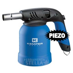 SALDATORE A GAS A PISTOLA - CON ACCENSIONE PIEZO - CARTUCCIA DI GAS A FORARE - CORPO IN METALLO 2