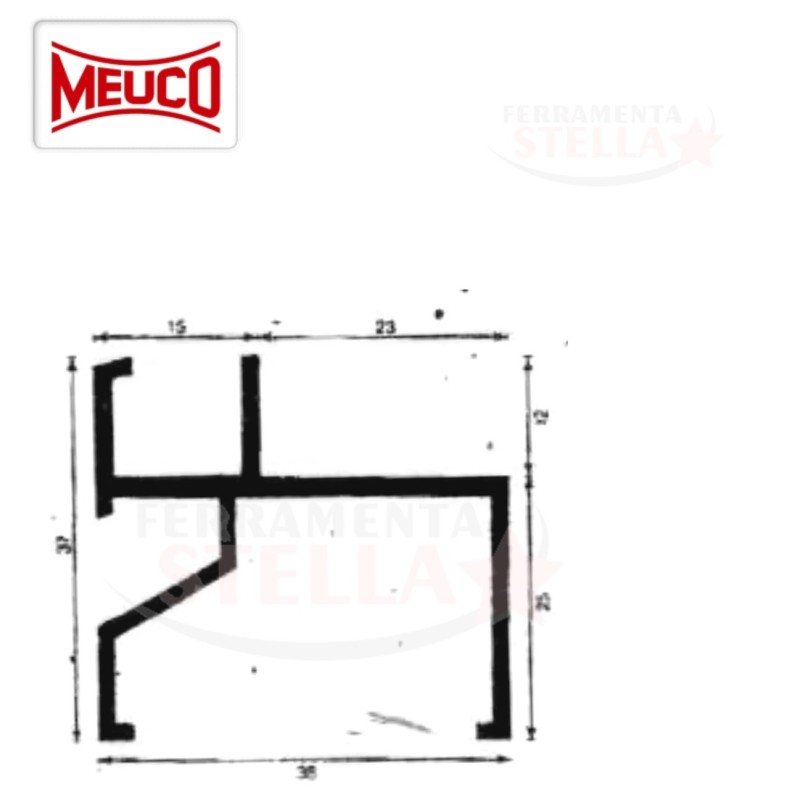 GOCCIOLATOIO SOGLIA PROFILO SOTTOPORTA INFISSI - IN ALLUMINIO BRONZO - ART 146 - PREZZO A TAGLIO AL METRO