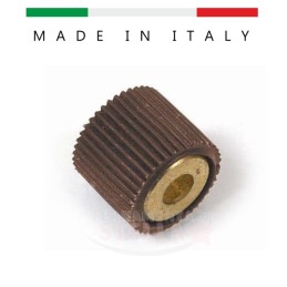 SOSTEGNI OTTONE CON GOMMA 10x12 - COLORE MARRONE NOCE
