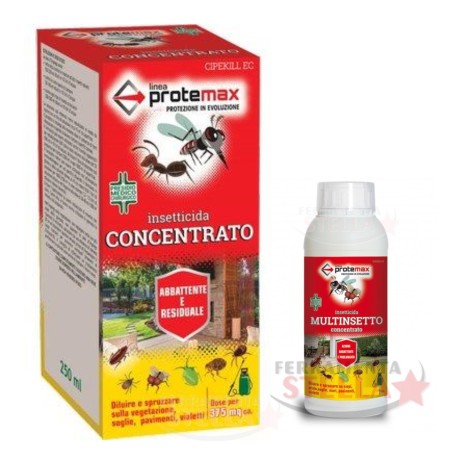 INSETTICIDA MULTI INSETTO CONTRO INSETTI VOLATILI MULTI INSETTO ZANZARE MOSCHE - conf da ml. 250 