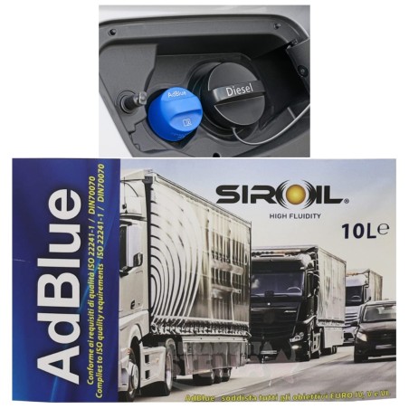 ADBLUE AD BLUE ADDITIVO PER CATALIZZATORE - CONF DA 10 LT - CON BECCUCCIO PER VEICOLI EURO 6
