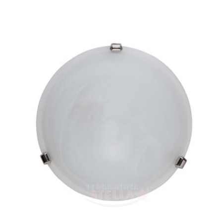 PLAFONIERA - IN VETRO APPLIQUE - MODELLO DUNA DIAMETRO 30 CM - COLORE PRINCIPALE BIANCO