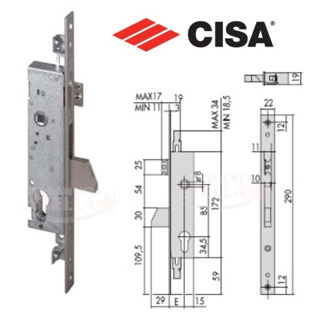 SERRATURA CISA 46225 