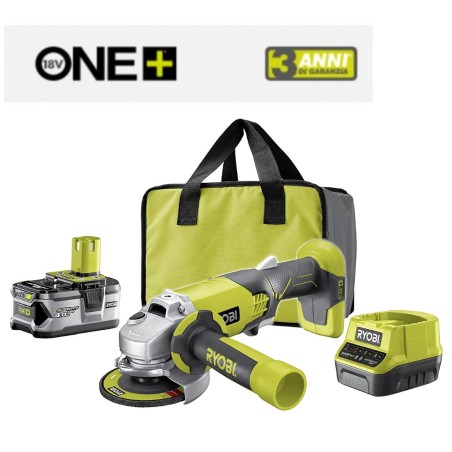 TRAPANO AVVITATORE A PERCUSSIONE 18V RYOBI - 2 BATTERIE DA 2,5 hA - INSERTO E BORSA DA TRASPORTO - OFFERTA 