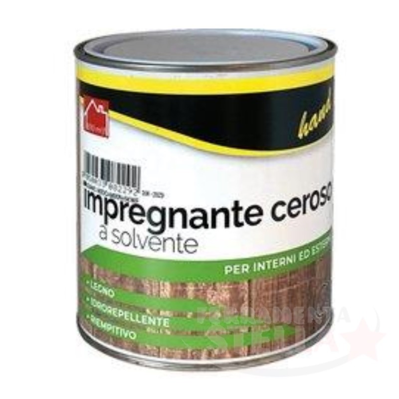 IMPREGNANTE A SOLVENTE PER LEGNO - INTERNI ed ESTERNI - colore DOUGLAS - CONFEZIONE DA  ML 750