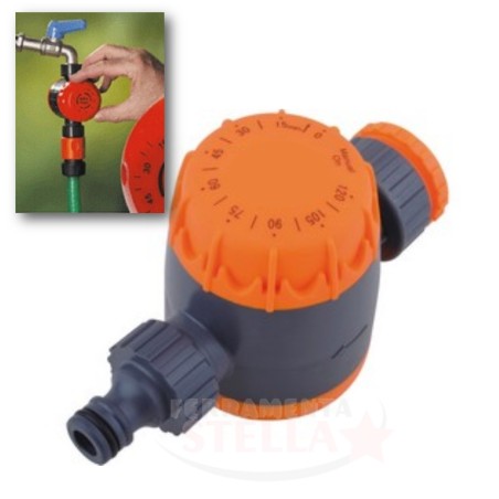 TIMER IRRIGAZIONE GIARDINO GIARDINAGGIO MANUALE - MINUTI DA 1 A 120 - per FIORIERE PIANTE ESTATE